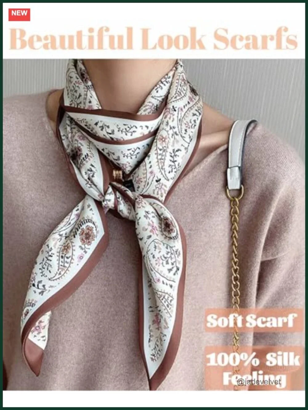 Long Satin Silk Feel Scarf Women's Square Head Scarf Neck Scarf Hair Scarf 59
